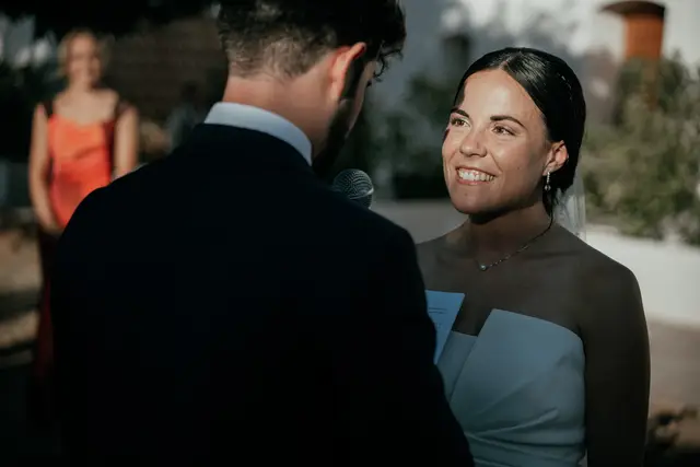 Reportaje boda Bodega Finca Calderon Requena ceremonia