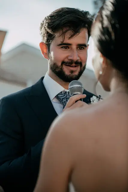 Reportaje boda Bodega Finca Calderon Requena ceremonia