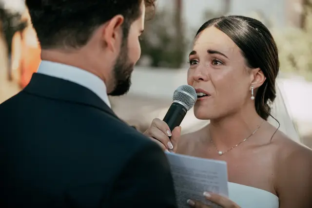 Reportaje boda Bodega Finca Calderon Requena ceremonia portada
