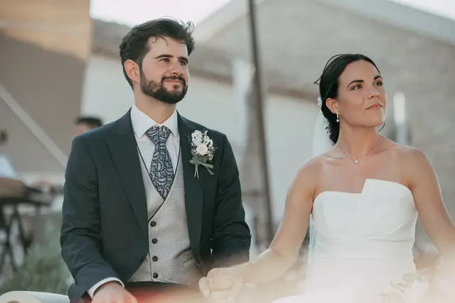 Reportaje boda Bodega Finca Calderon Requena ceremonia