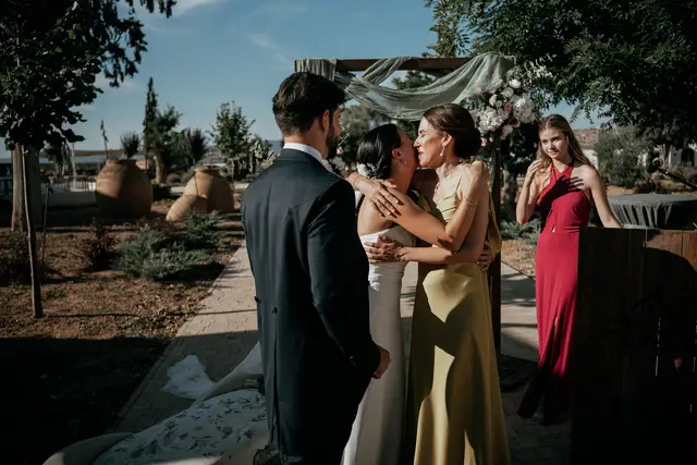 Reportaje boda Bodega Finca Calderon Requena ceremonia