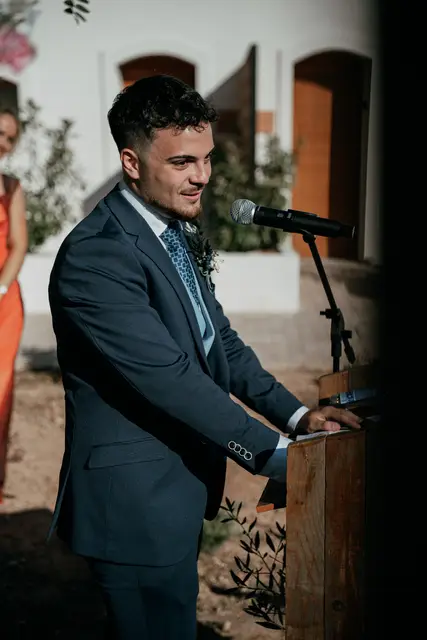 Reportaje boda Bodega Finca Calderon Requena ceremonia