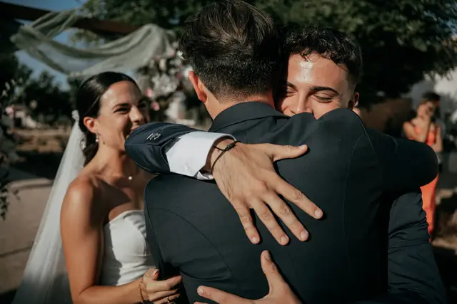 Reportaje boda Bodega Finca Calderon Requena ceremonia