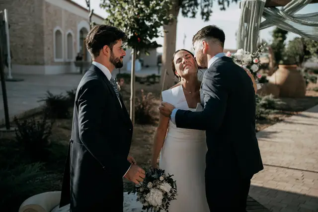 Reportaje boda Bodega Finca Calderon Requena ceremonia