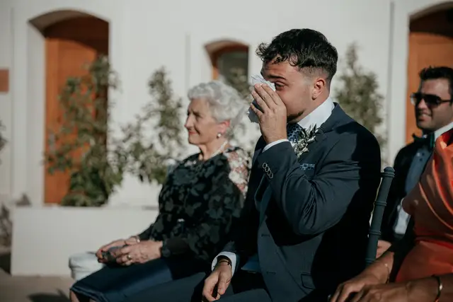 Reportaje boda Bodega Finca Calderon Requena ceremonia