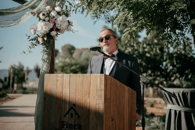 Reportaje boda Bodega Finca Calderon Requena ceremonia