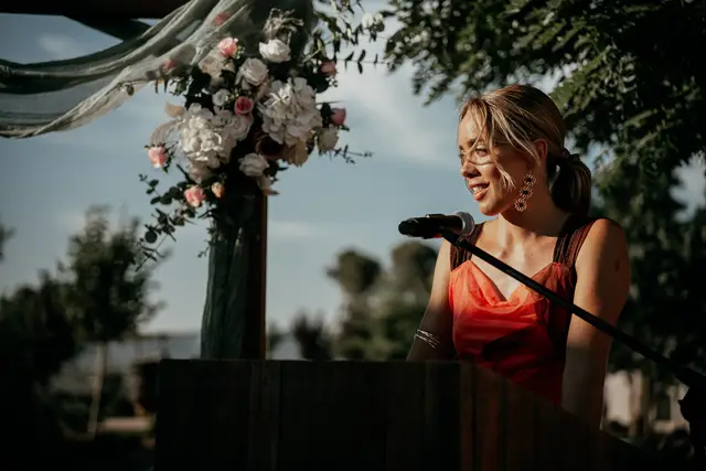 Reportaje boda Bodega Finca Calderon Requena ceremonia