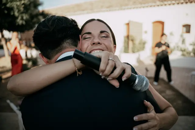 Reportaje boda Bodega Finca Calderon Requena ceremonia