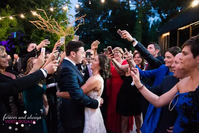 Cóctel y celebración de Marian y Carlos en Molino Real