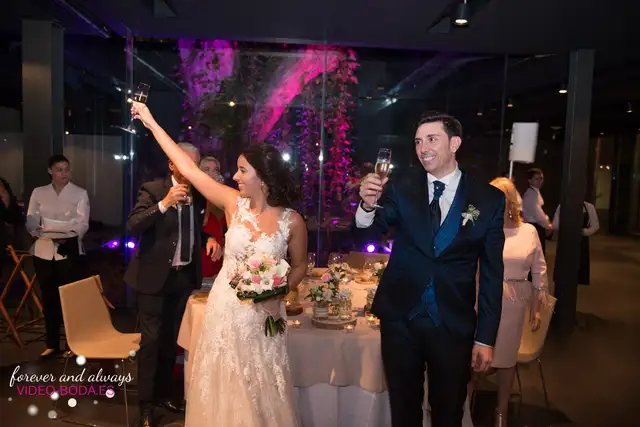 Cóctel y celebración de Marian y Carlos en Molino Real