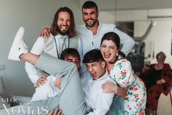 reportaje boda Huerta By Bonho grupales preparativos