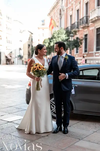 reportaje boda Huerta By Bonho Salida Entrada nupcial