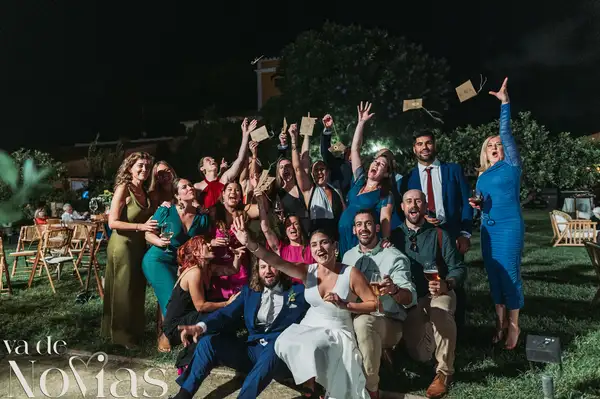 reportaje boda Huerta By Bonho coctel grupales