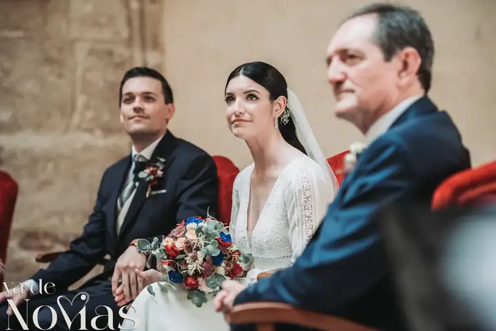 Reportaje de boda jardines la Cartuja Monica Hector Mayo 2023 ceremonia