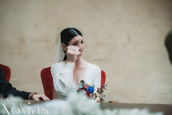 Reportaje de boda jardines la Cartuja Monica Hector Mayo 2023 ceremonia emotivas