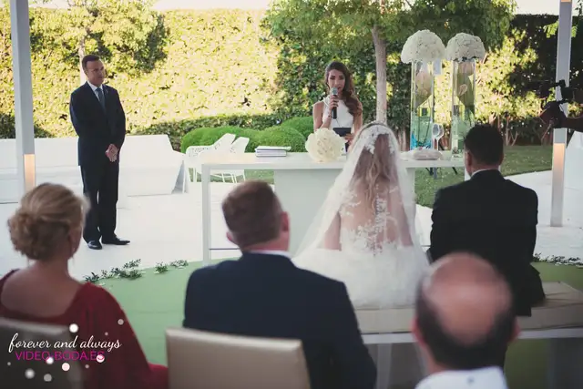 Ceremonia de Bela y Motaz en Myrtus