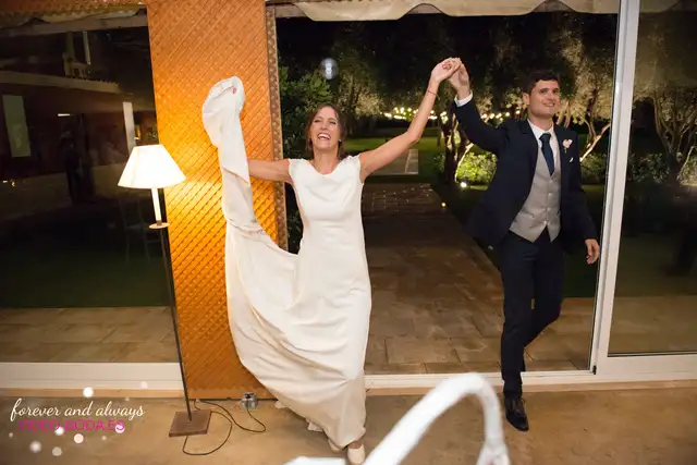 Entrada al banquete y celebración de Nuria y Luis