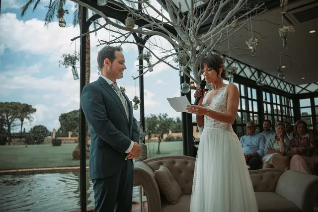 boda huerto Santa Maria Paula Vicent ceremonia