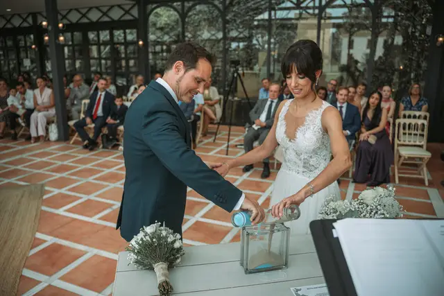 boda huerto Santa Maria Paula Vicent ceremonia