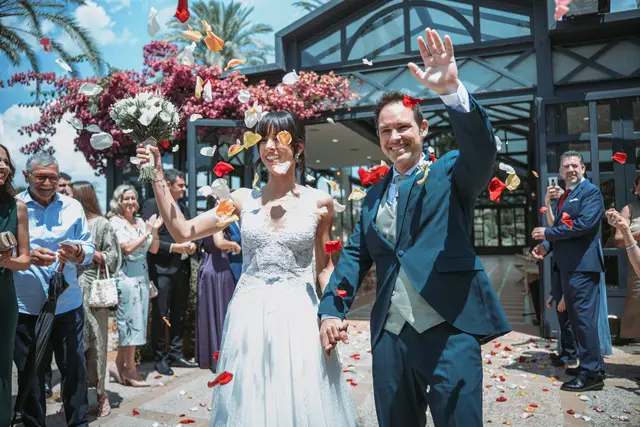 boda huerto Santa Maria Paula Vicent Salida / Entrada portada