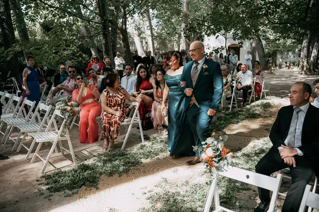 reportaje boda molino galan pepa joel Salida / Entrada