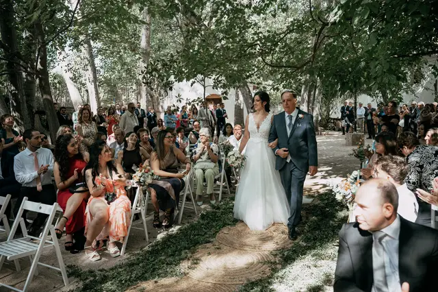 reportaje boda molino galan pepa joel Salida / Entrada