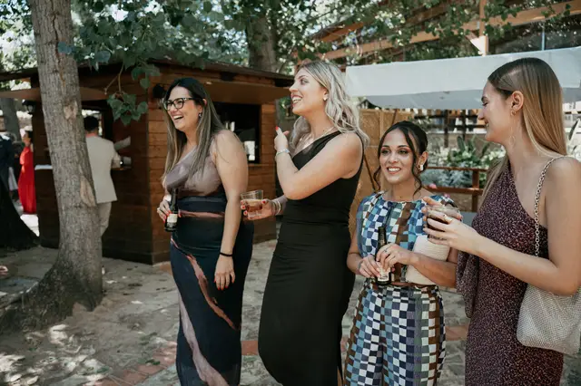 reportaje boda molino galan pepa joel coctel grupales