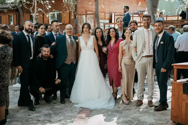 reportaje boda molino galan pepa joel coctel grupales