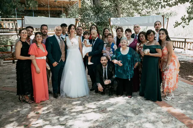 reportaje boda molino galan pepa joel coctel grupales