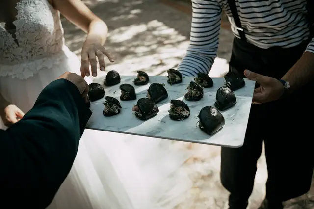 reportaje boda molino galan pepa joel coctel detalles