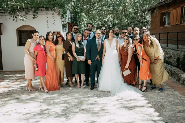 reportaje boda molino galan pepa joel coctel grupales