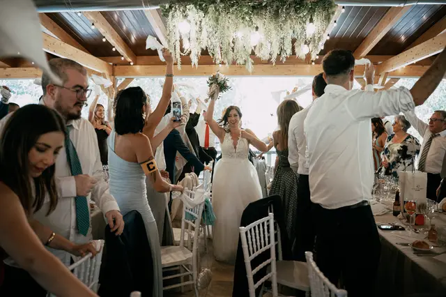 reportaje boda molino galan pepa joel Salida / Entrada banquete