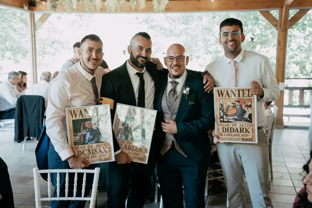 reportaje boda molino galan pepa joel banquete grupales portada