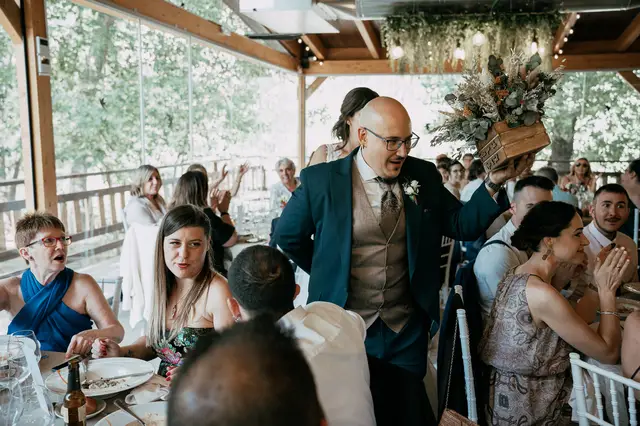 reportaje boda molino galan pepa joel banquete