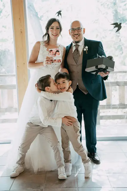 reportaje boda molino galan pepa joel banquete grupales