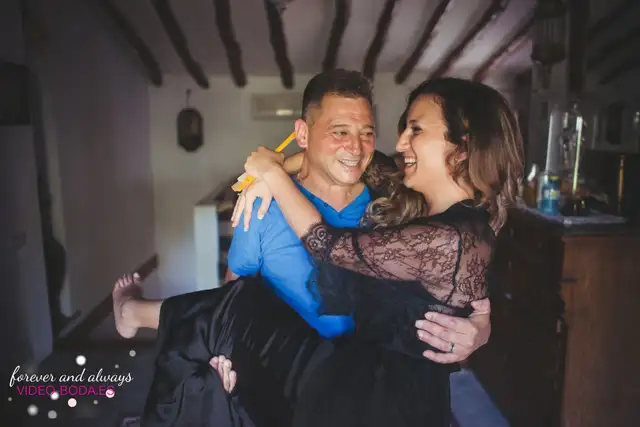 Preparativos de la boda de Rocío y Daniel en Alquería Gallim