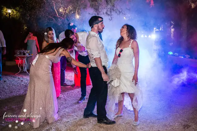 Fiesta y baile de Rocío y Daniel en Alquería Gallim