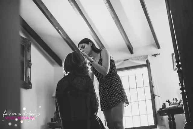 Preparativos de la boda de Rocío y Daniel en Alquería Gallim