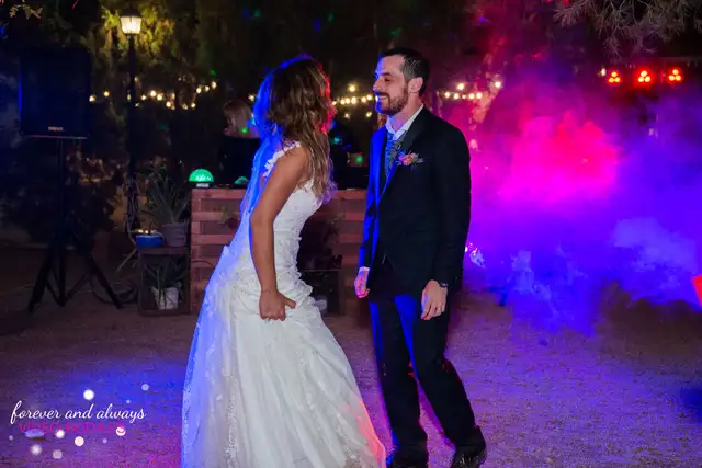 Fiesta y baile de Rocío y Daniel en Alquería Gallim