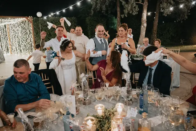 Boda civil  Sauces de Olimar banquete