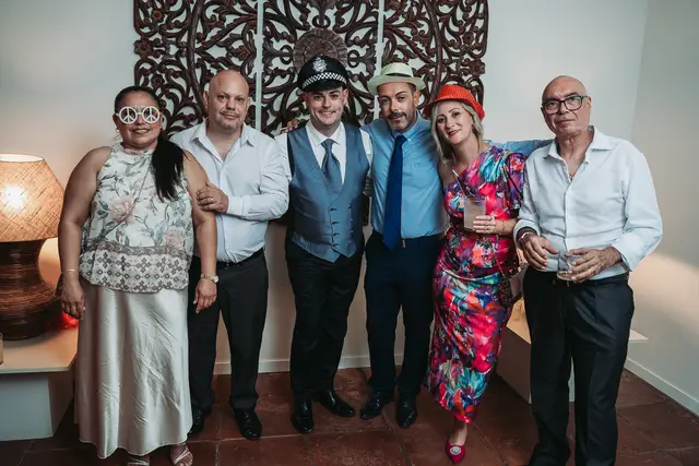 Boda civil  Sauces de Olimar photocall