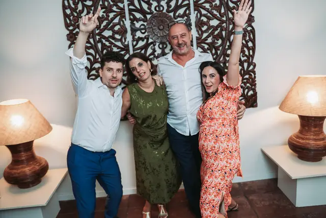 Boda civil  Sauces de Olimar photocall