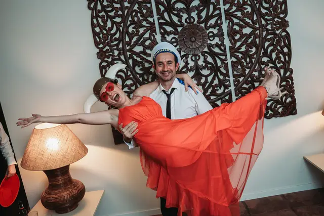 Boda civil  Sauces de Olimar photocall