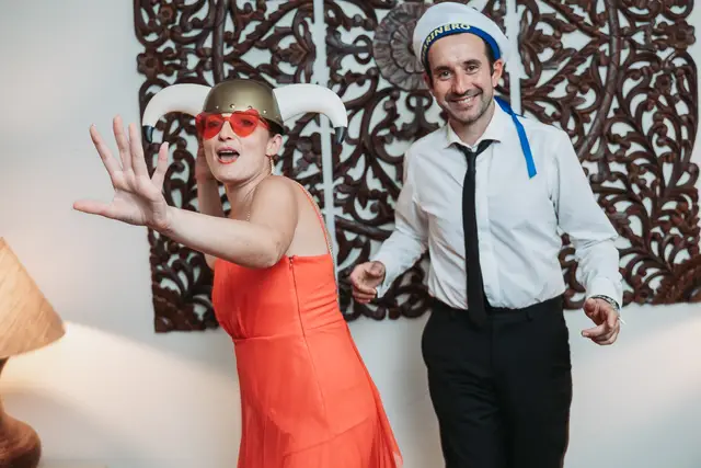 Boda civil  Sauces de Olimar photocall portada