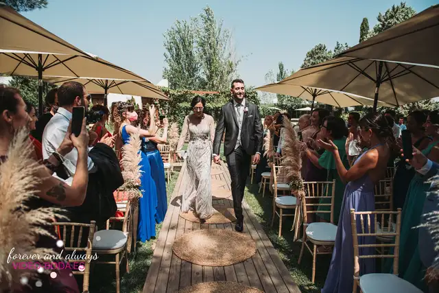 Reportaje boda tamara Asis Sauces Olimar Chiva Salida / Entrada portada