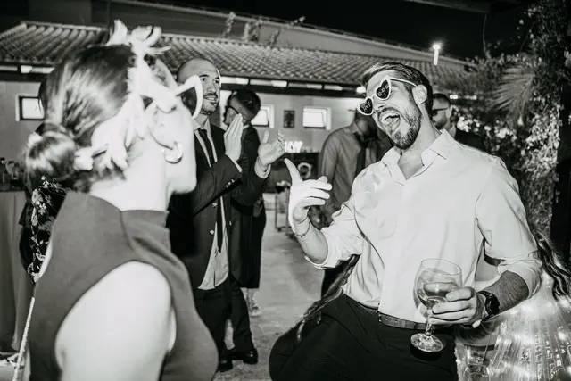 Boda de Yoanna y Héctor en El Mas de Anna, Alginet BW fiesta