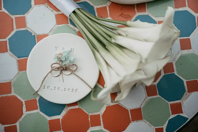 Boda de Yoanna y Héctor en El Mas de Anna, Alginet detalles portada