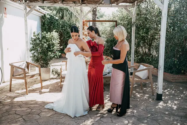 Boda de Yoanna y Héctor en El Mas de Anna, Alginet preparativos
