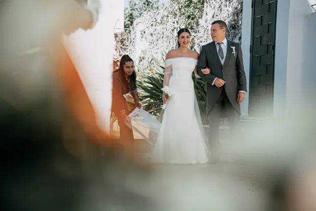 Boda de Yoanna y Héctor en El Mas de Anna, Alginet Salida / Entrada
