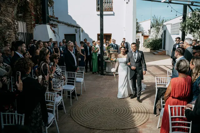 Boda de Yoanna y Héctor en El Mas de Anna, Alginet Salida / Entrada